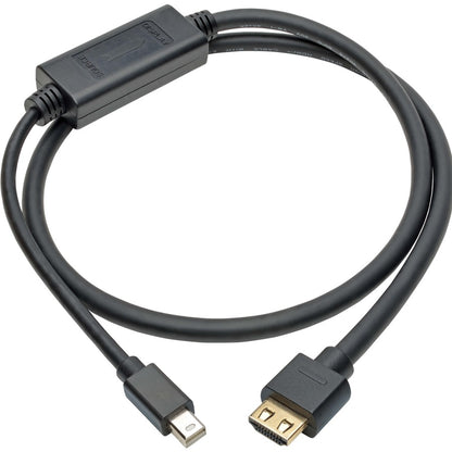 Eaton Tripp Lite Series Mini DisplayPort 1.4 to HDMI Active Adapter Cable (M/M), 4K 60Hz, HDR, HDCP 2.2, 3 ft.