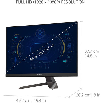 ViewSonic VX2267-MHD 22-Inch Full HD Gaming Monitor with 1ms Response Time and AMD FreeSync Technology