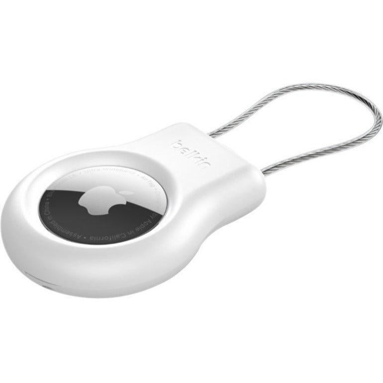 Belkin Secure Holder with Wire Cable for Apple AirTag - White