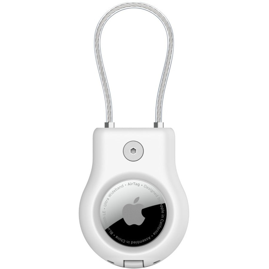 Belkin Secure Holder with Wire Cable for Apple AirTag - White