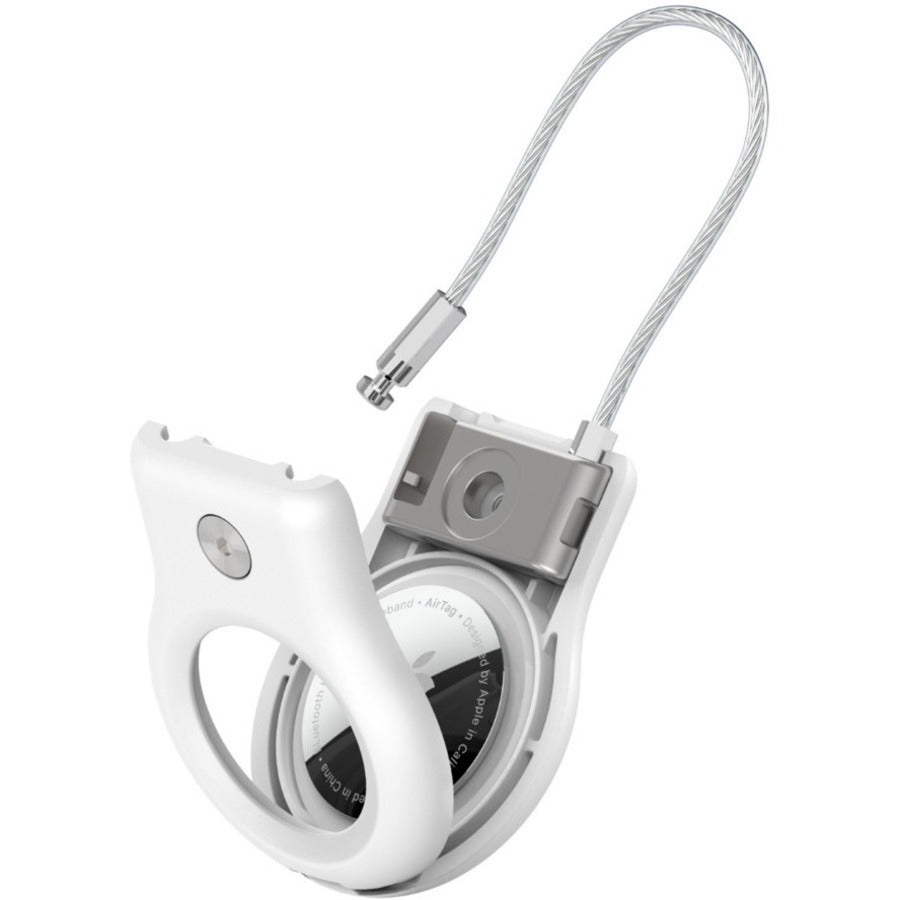 Belkin Secure Holder with Wire Cable for Apple AirTag - White