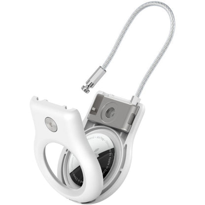 Belkin Secure Holder with Wire Cable for Apple AirTag - White