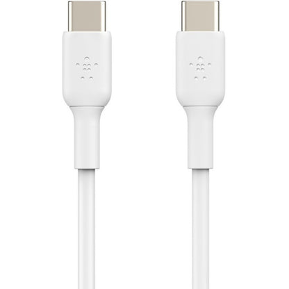 Belkin BoostCharge USB-C to USB-C Cable (1 Meter / 3.3 Feet, White) for Fast Charging and Data Transfer