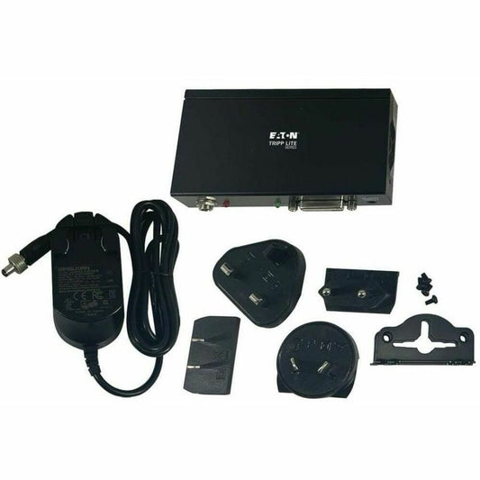 Eaton Tripp Lite Series B116-002A-INT 2-Port DVI Splitter with Audio and Signal Booster