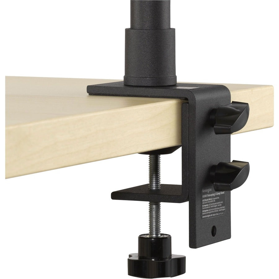 Kensington K87654WW Telescoping Desk Mount for Microphone, Webcam, and Lighting Systems