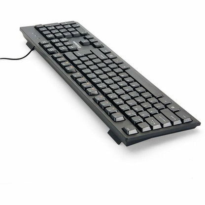 Verbatim America LLC Wired Keyboard and Mouse Combo – Reliable USB Connection with Multimedia Hot Keys and 1000 DPI Ambidextrous Mouse