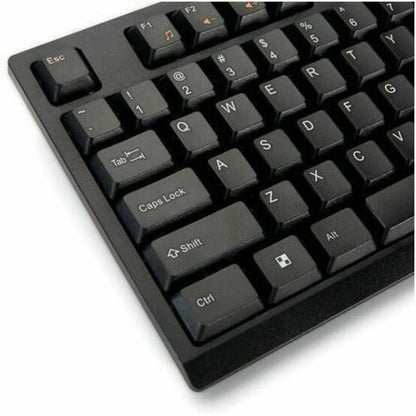 Verbatim America LLC Wired Keyboard (Part No. 70735) with Multimedia Hot Keys and LED Indicators