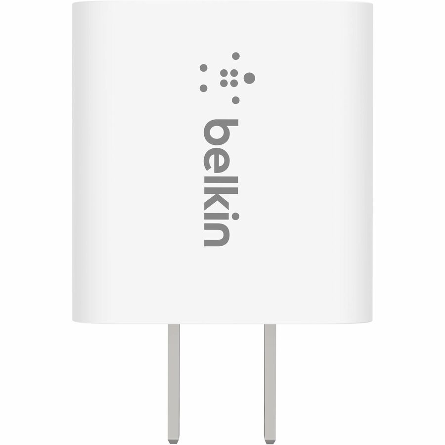 Belkin 20W Portable USB-C Wall Charger - Fast Charging Power Adapter in White - Model BBC005-WH