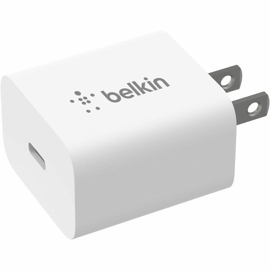Belkin 20W Portable USB-C Wall Charger - Fast Charging Power Adapter in White - Model BBC005-WH
