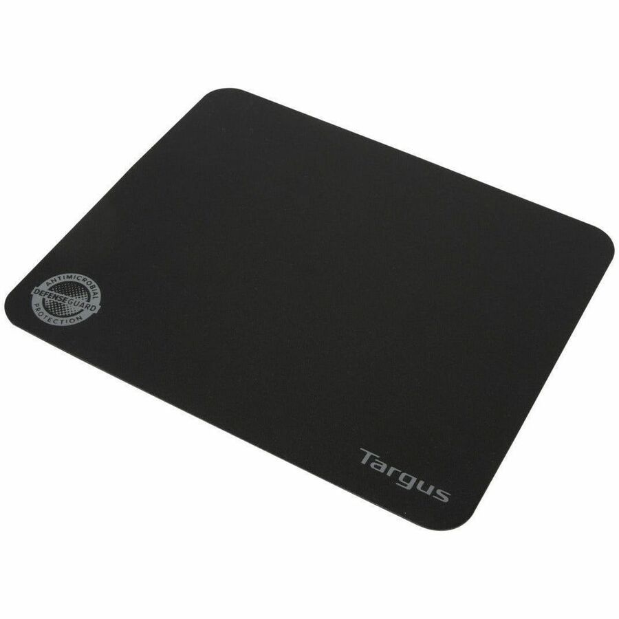 Targus Ultraportable Antimicrobial Mouse Mat – Black, Lightweight, Anti-slip for Precise Control