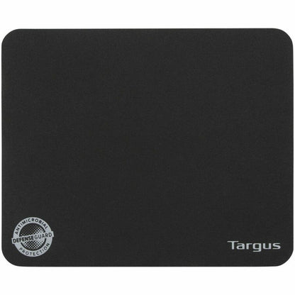 Targus Ultraportable Antimicrobial Mouse Mat – Black, Lightweight, Anti-slip for Precise Control