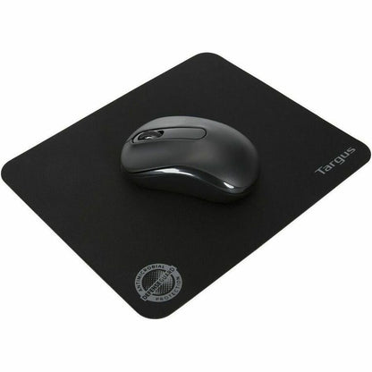 Targus Ultraportable Antimicrobial Mouse Mat – Black, Lightweight, Anti-slip for Precise Control