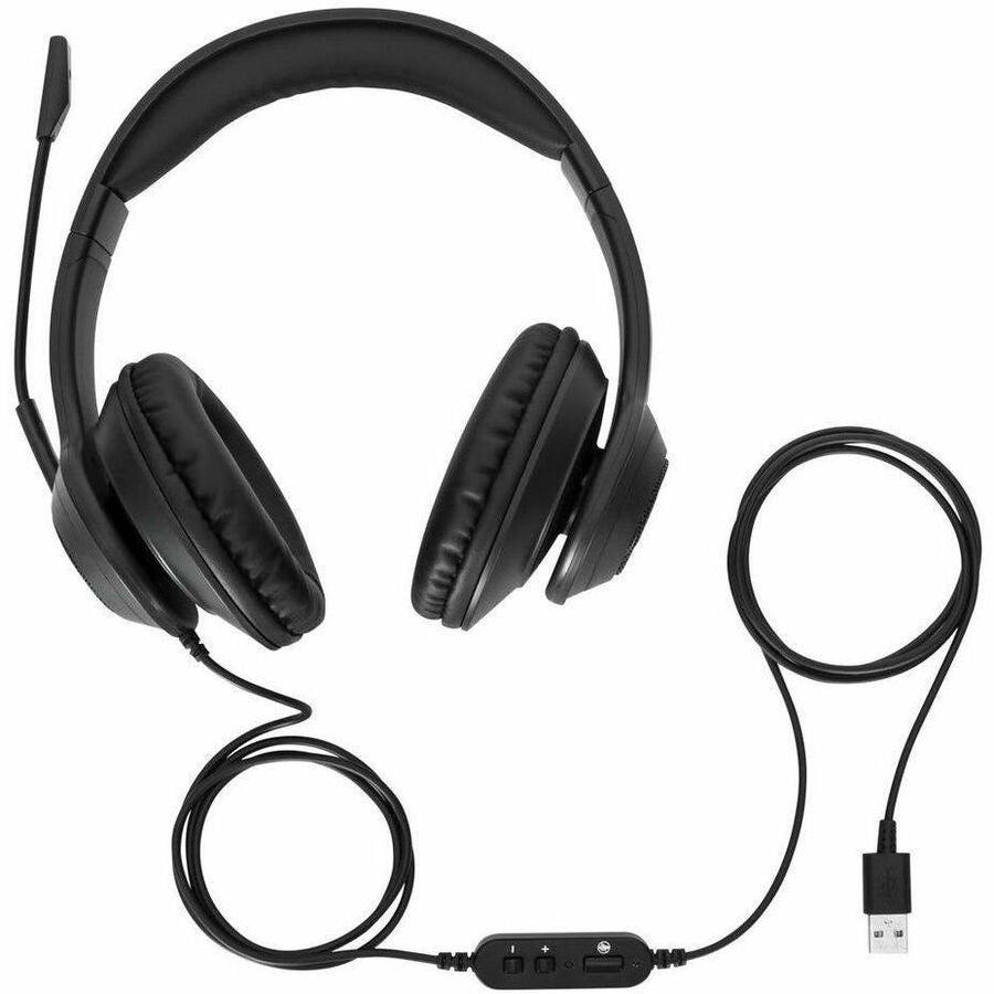 Targus AEH102TT Wired Stereo Headset with Noise-Canceling Microphone and In-Line Volume Control
