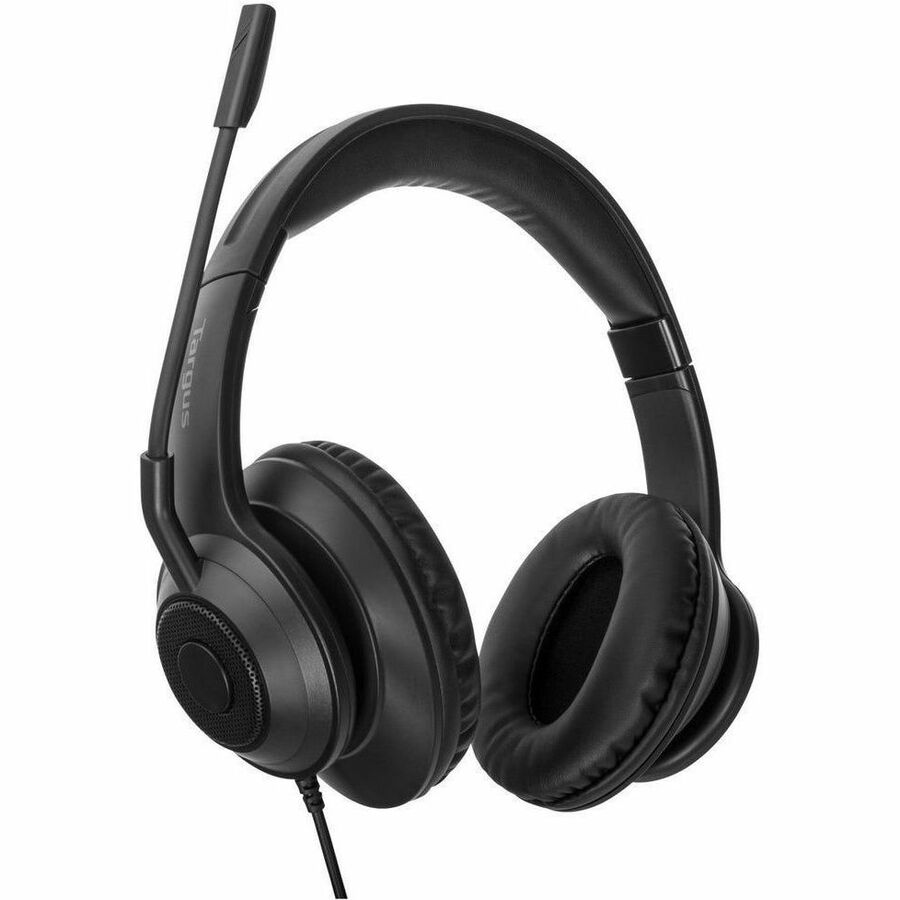 Targus AEH102TT Wired Stereo Headset with Noise-Canceling Microphone and In-Line Volume Control