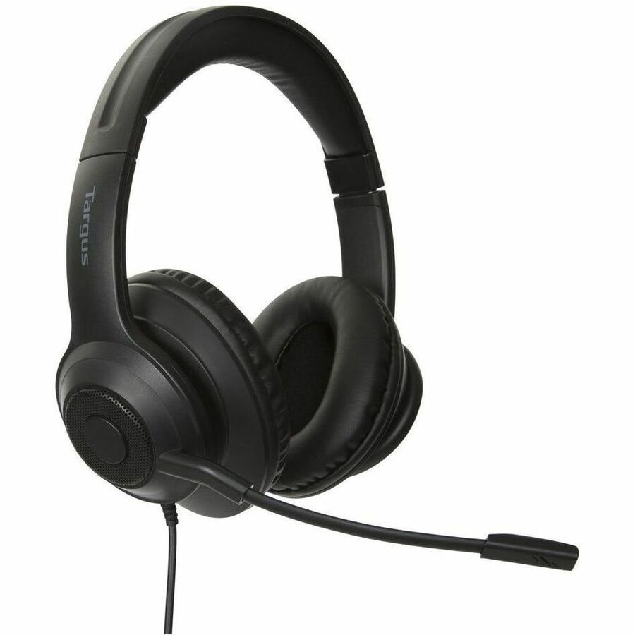 Targus AEH102TT Wired Stereo Headset with Noise-Canceling Microphone and In-Line Volume Control