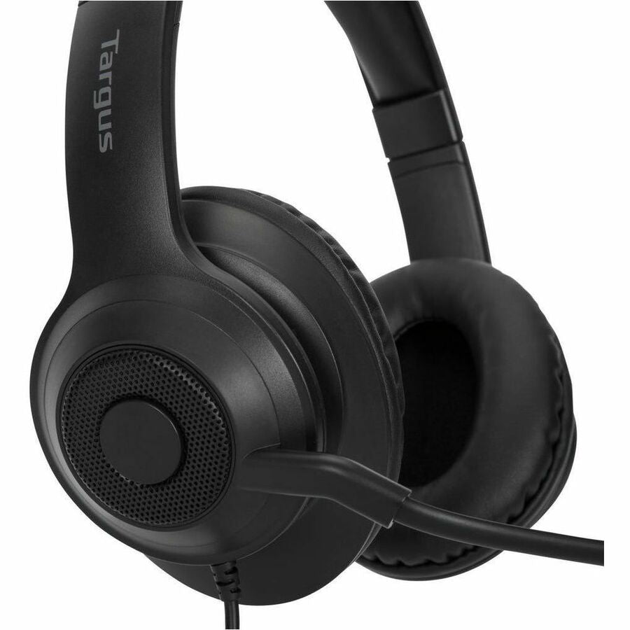 Targus AEH102TT Wired Stereo Headset with Noise-Canceling Microphone and In-Line Volume Control