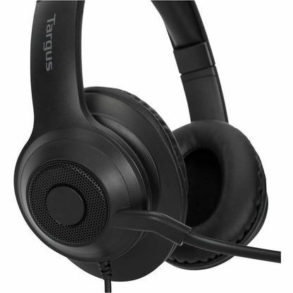 Targus AEH102TT Wired Stereo Headset with Noise-Canceling Microphone and In-Line Volume Control