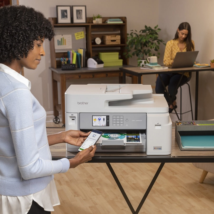 Brother MFC-J5855DW Inkjet All-in-One Printer with INKvestment Tank and Wireless Connectivity