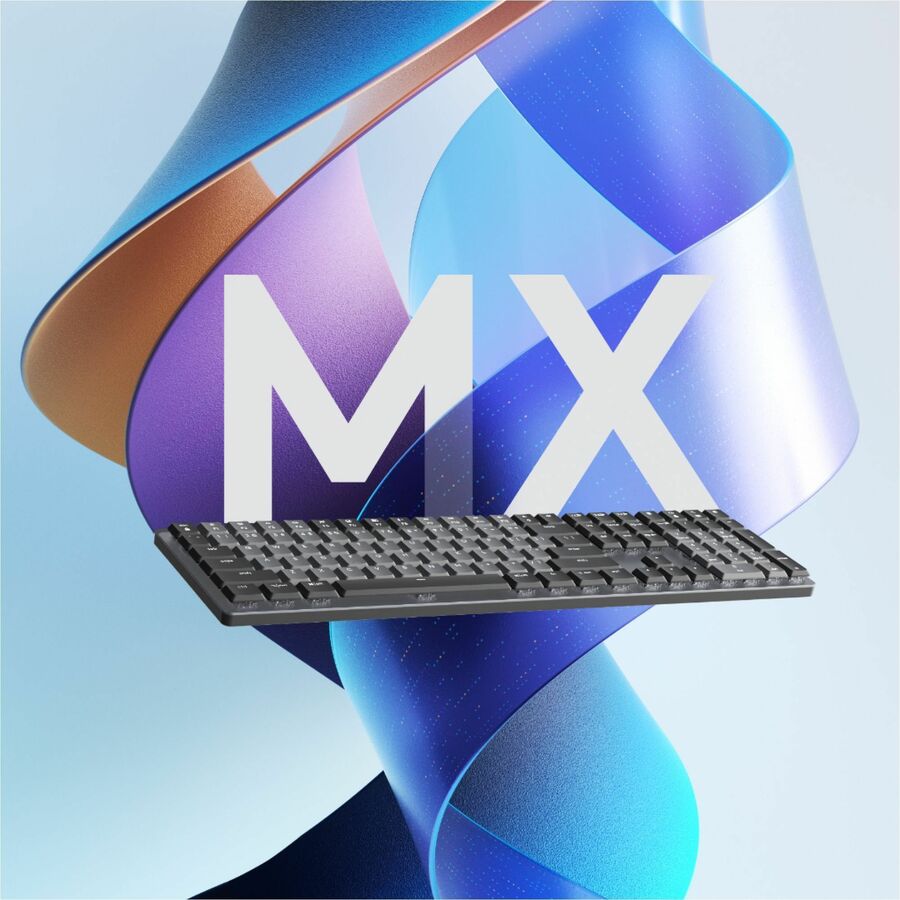Logitech MX Mechanical Wireless Illuminated Performance Keyboard with Clicky Switches - Graphite