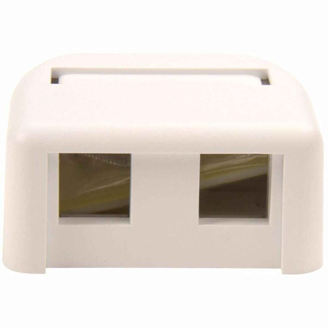 Legrand Group Ortronics TechChoice Surface Mount Box with Label Field - White, KSSMB2-88