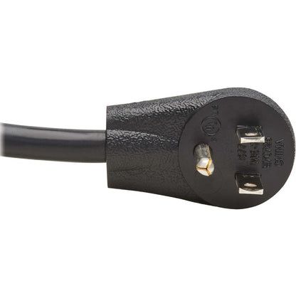 Eaton Tripp Lite Series Power Extension Cord Y Splitter, 1 ft. Black