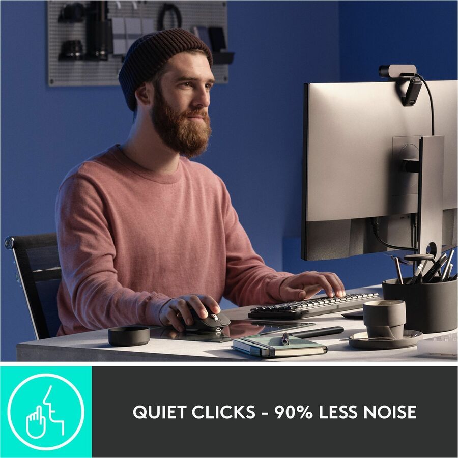 Logitech MX Master 3S Wireless Performance Mouse with 8K DPI, Quiet Clicks, and Flow Multi-Device Control – Black
