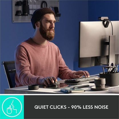 Logitech MX Master 3S Wireless Performance Mouse with 8K DPI, Quiet Clicks, and Flow Multi-Device Control – Black
