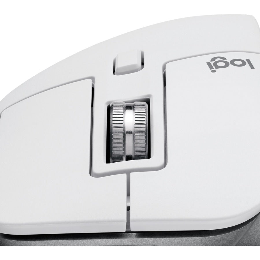 Logitech MX Master 3S Wireless Performance Mouse with 8K DPI, Quiet Clicks, and MagSpeed Scrolling - Pale Gray