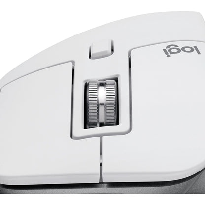 Logitech MX Master 3S Wireless Performance Mouse with 8K DPI, Quiet Clicks, and MagSpeed Scrolling - Pale Gray