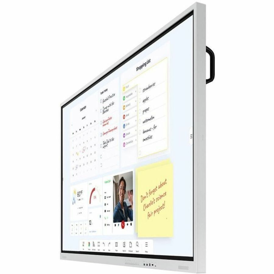 Samsung WM75B Interactive Pro 75-Inch 4K UHD Collaboration Display with Multi-Touch and Wireless Sharing