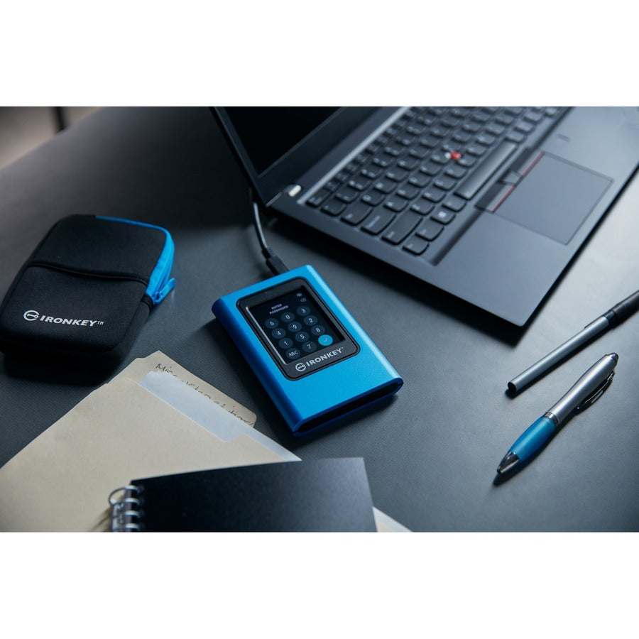 Kingston IronKey Vault Privacy 80 External SSD - 960GB Portable Encrypted Drive with Touchscreen