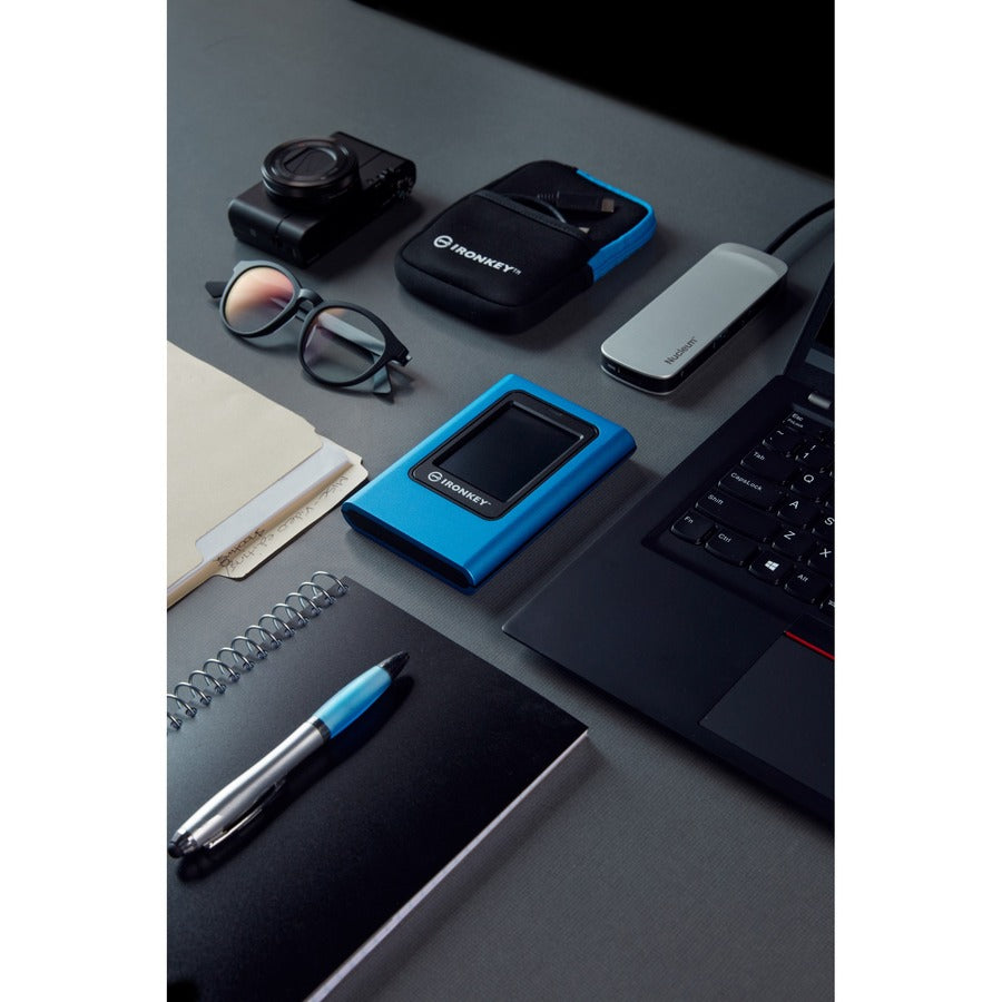 Kingston IronKey Vault Privacy 80 External SSD - 960GB Portable Encrypted Drive with Touchscreen
