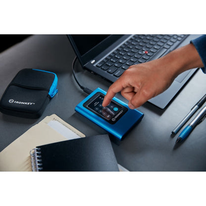 Kingston IronKey Vault Privacy 80 External SSD - 960GB Portable Encrypted Drive with Touchscreen