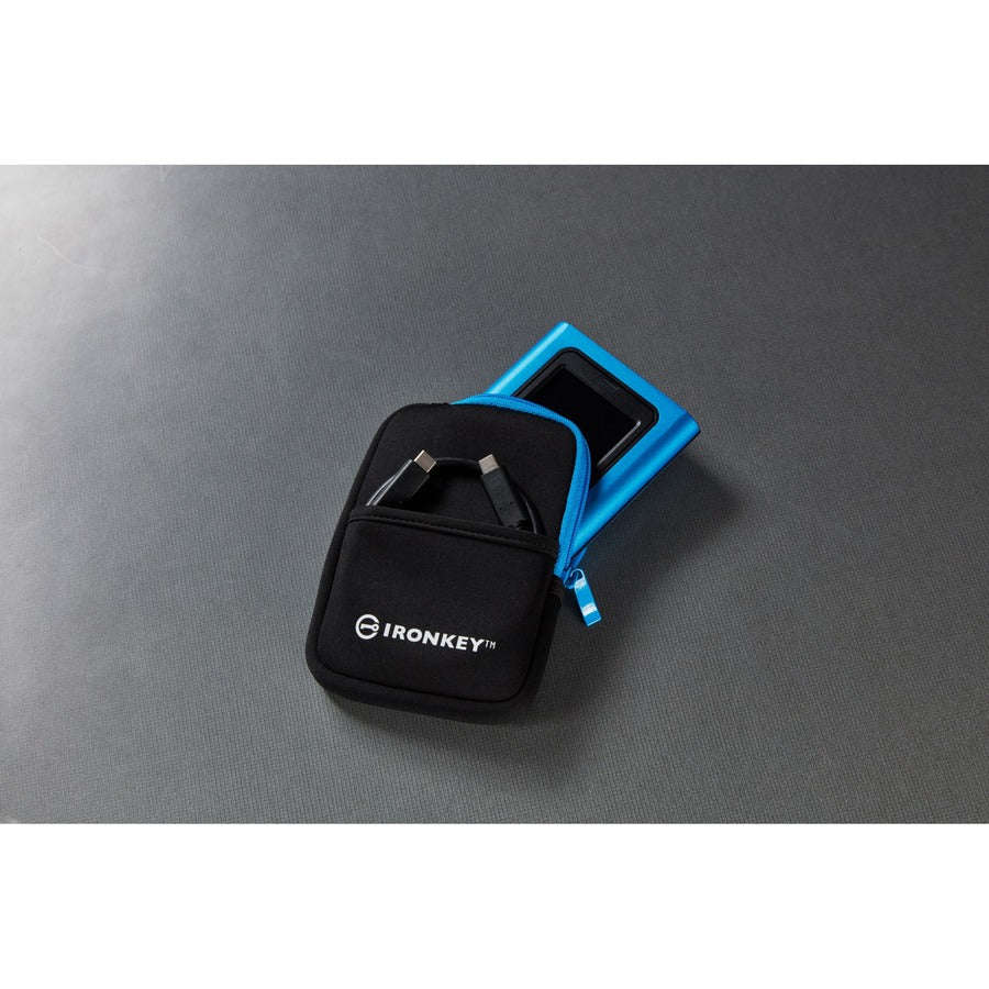Kingston IronKey Vault Privacy 80 External SSD - 960GB Portable Encrypted Drive with Touchscreen