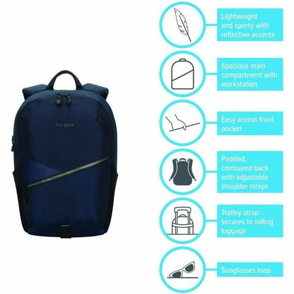 Targus Transpire TBB63202GL 15-16 inch Laptop Backpack in Blue