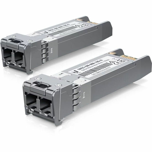 Ubiquiti SFP+ Module UACC-OM-MM-10G-D-2 for 10 Gbps Multi-Mode Optical Networking