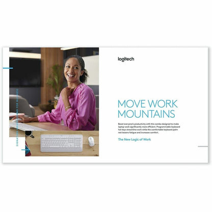 Logitech Signature MK650 Wireless Keyboard and Mouse Combo for Business