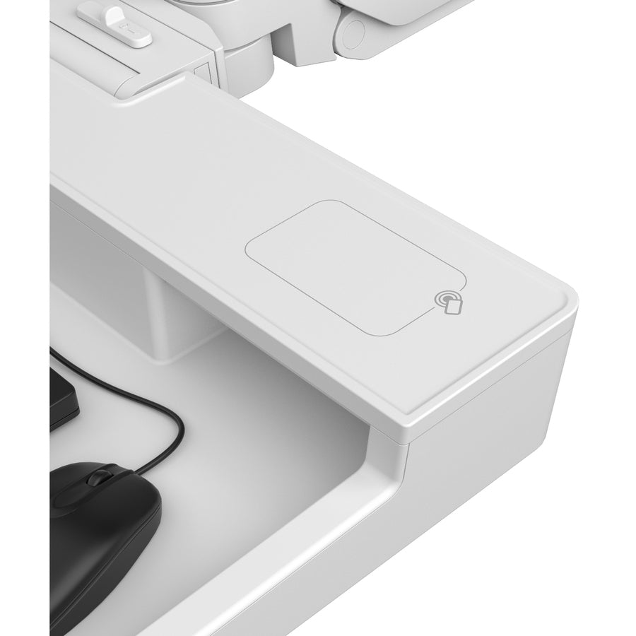 Ergotron CareFit Wall Mount System for 27-Inch LCD Displays and Keyboard - White