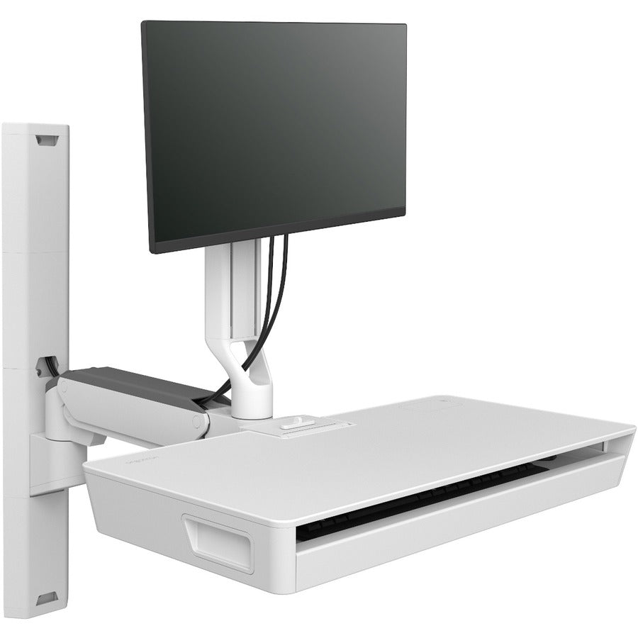 Ergotron CareFit Mounting Arm with Worksurface for 27-Inch Displays - White