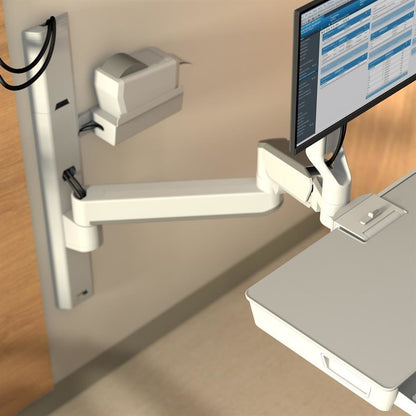 Ergotron CareFit Mounting Extension - White for Operating Room Applications