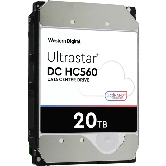 Western Digital Ultrastar DC HC560 20TB Internal SATA Hard Drive - Reliable Storage for Data-Intensive Environments