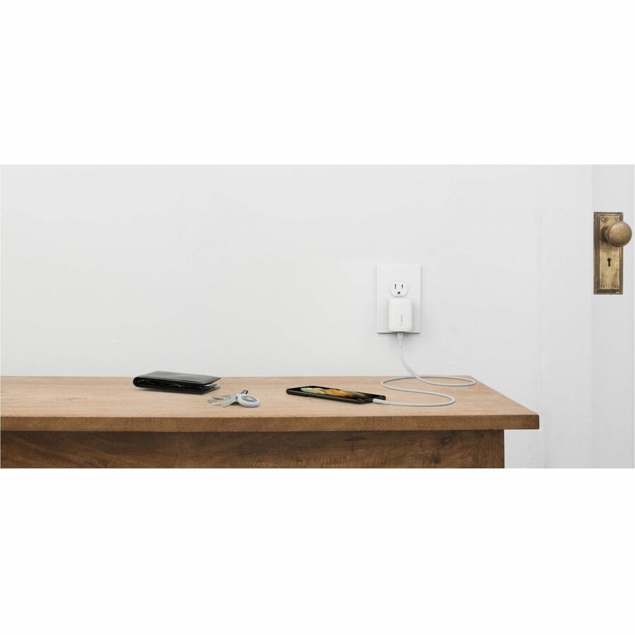 Belkin BoostCharge 30W USB-C PD 3.0 PPS Wall Charger with USB-C Cable - Fast Charging for Galaxy S22 Ultra and More