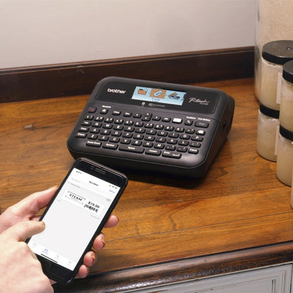 Brother P-Touch PT-D610BT Business Professional Connected Label Maker with Bluetooth and High-Resolution LCD
