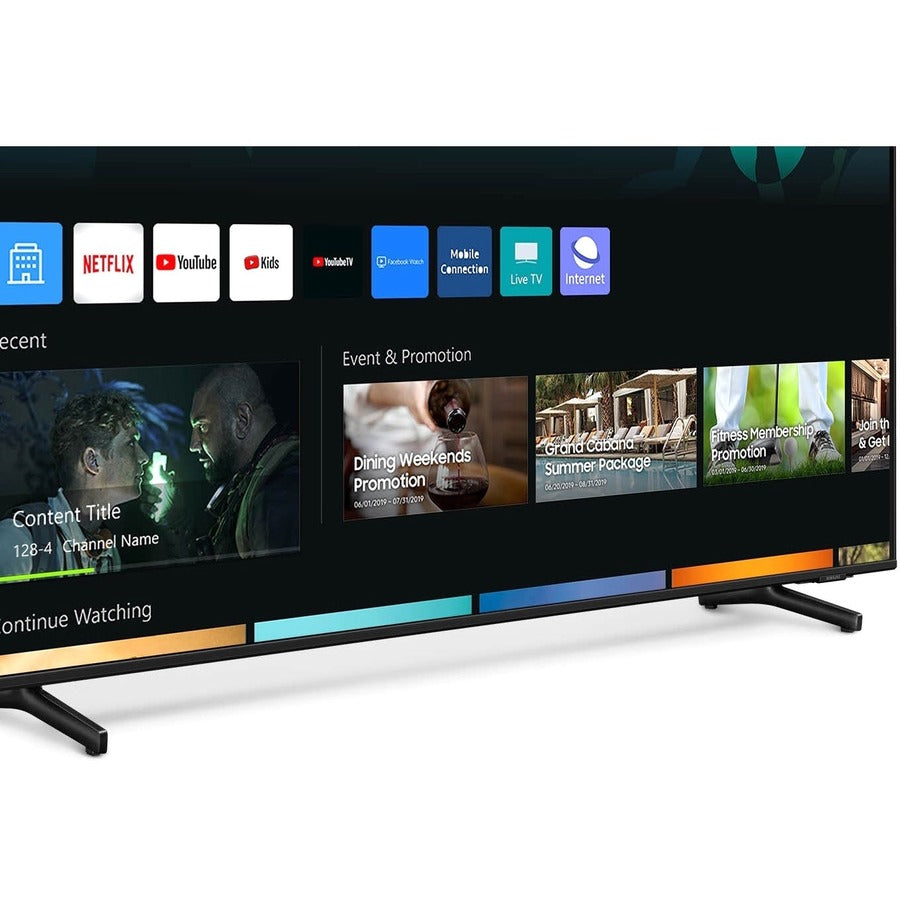 Samsung HBU8000 HG43BU800NFXZA 43-Inch 4K UHD Smart LED-LCD Hotel TV with Dynamic Crystal Color and AirSlim Design