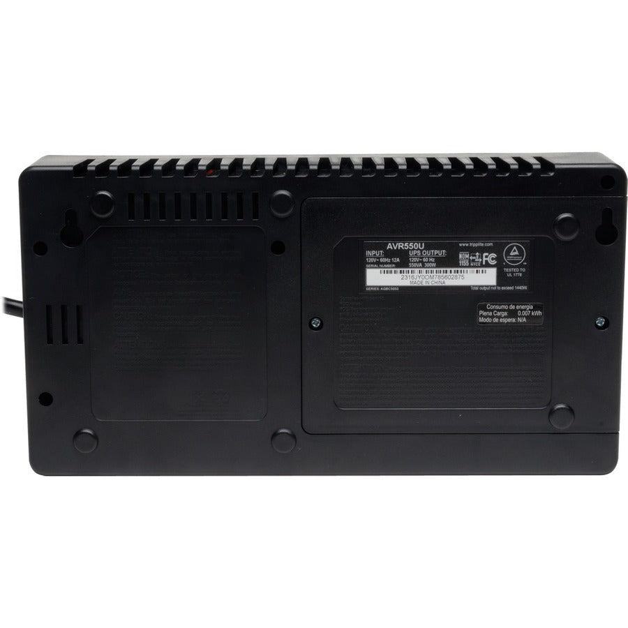 Eaton Tripp Lite Series 550VA 300W Line-Interactive UPS with 8 Outlets and AVR - 120V, USB, Wall/Desk Mount