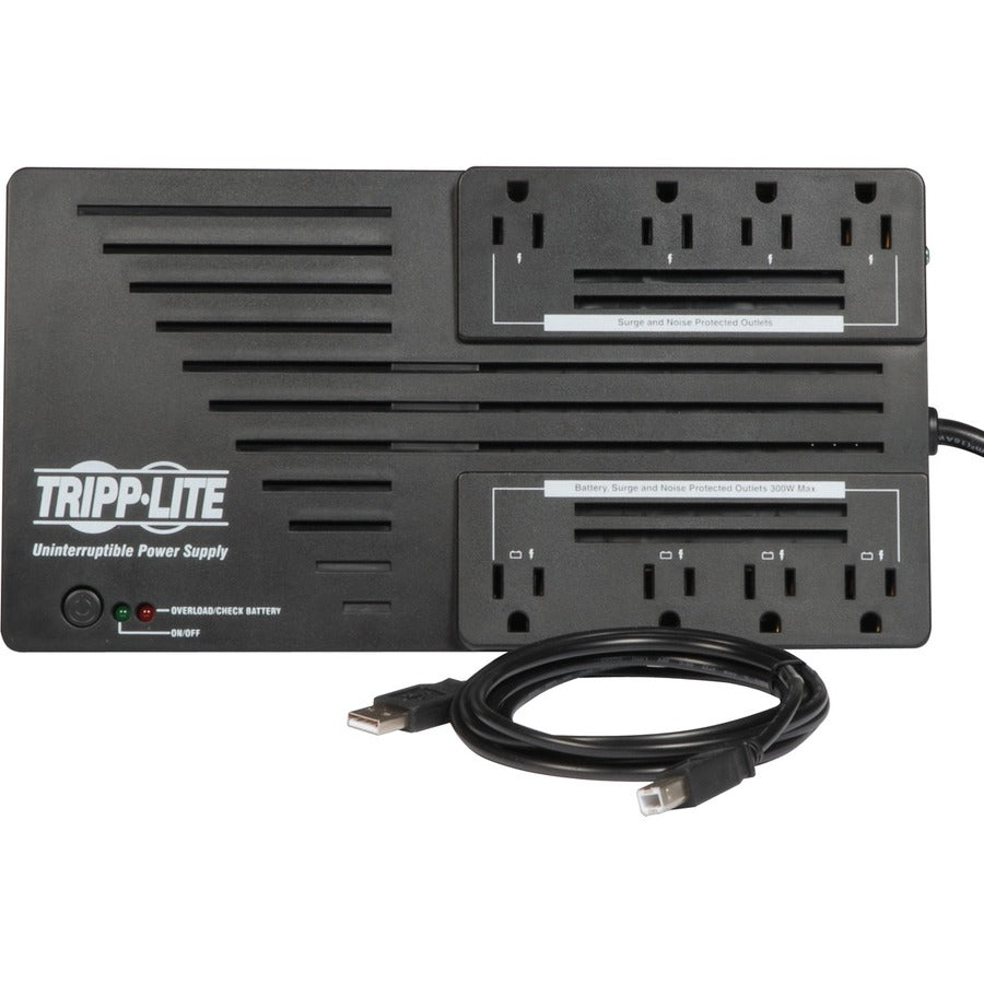 Eaton Tripp Lite Series 550VA 300W Line-Interactive UPS with 8 Outlets and AVR - 120V, USB, Wall/Desk Mount