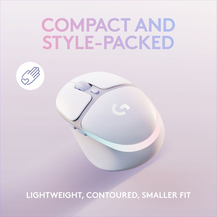 Logitech G705 Wireless Gaming Mouse with Lightspeed and Bluetooth - Compact, RGB Lighting, 6 Programmable Buttons