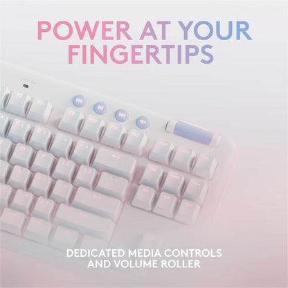 Logitech G715 Wireless Mechanical Gaming Keyboard – Aurora Collection with RGB Backlight and Cloud-Soft Palm Rest