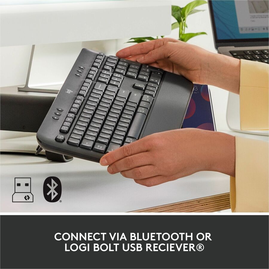 Logitech Signature K650 Wireless Comfort Keyboard with Wrist Rest - Graphite