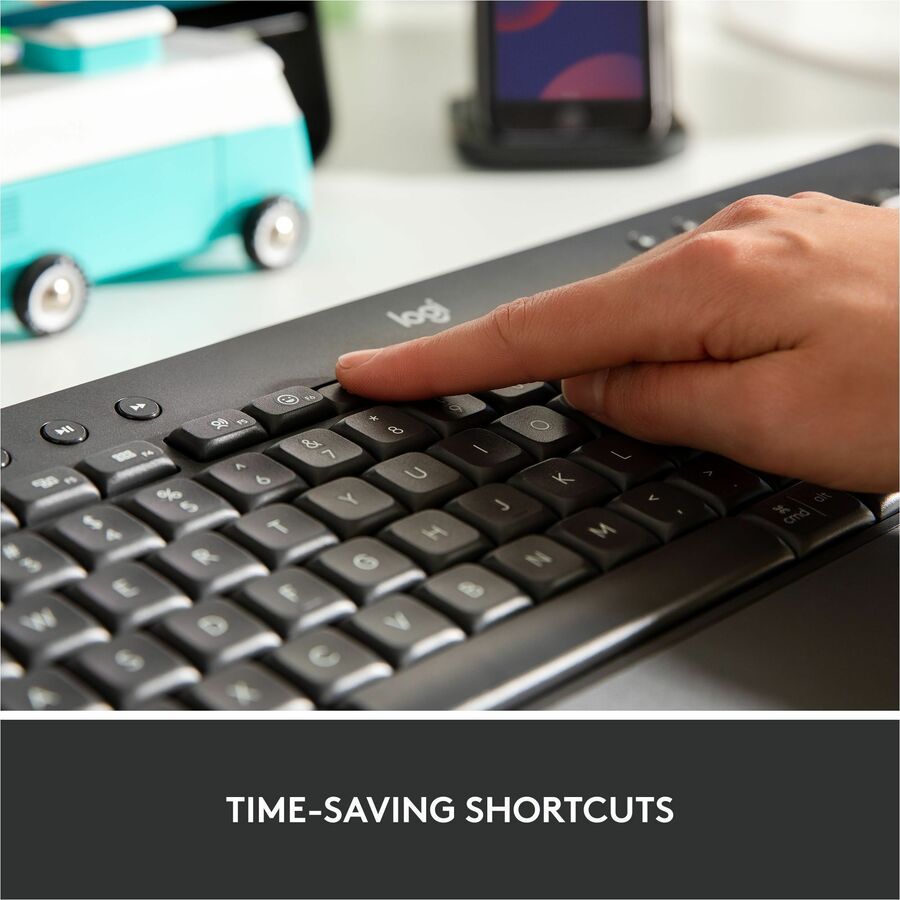 Logitech Signature K650 Wireless Comfort Keyboard with Wrist Rest - Graphite